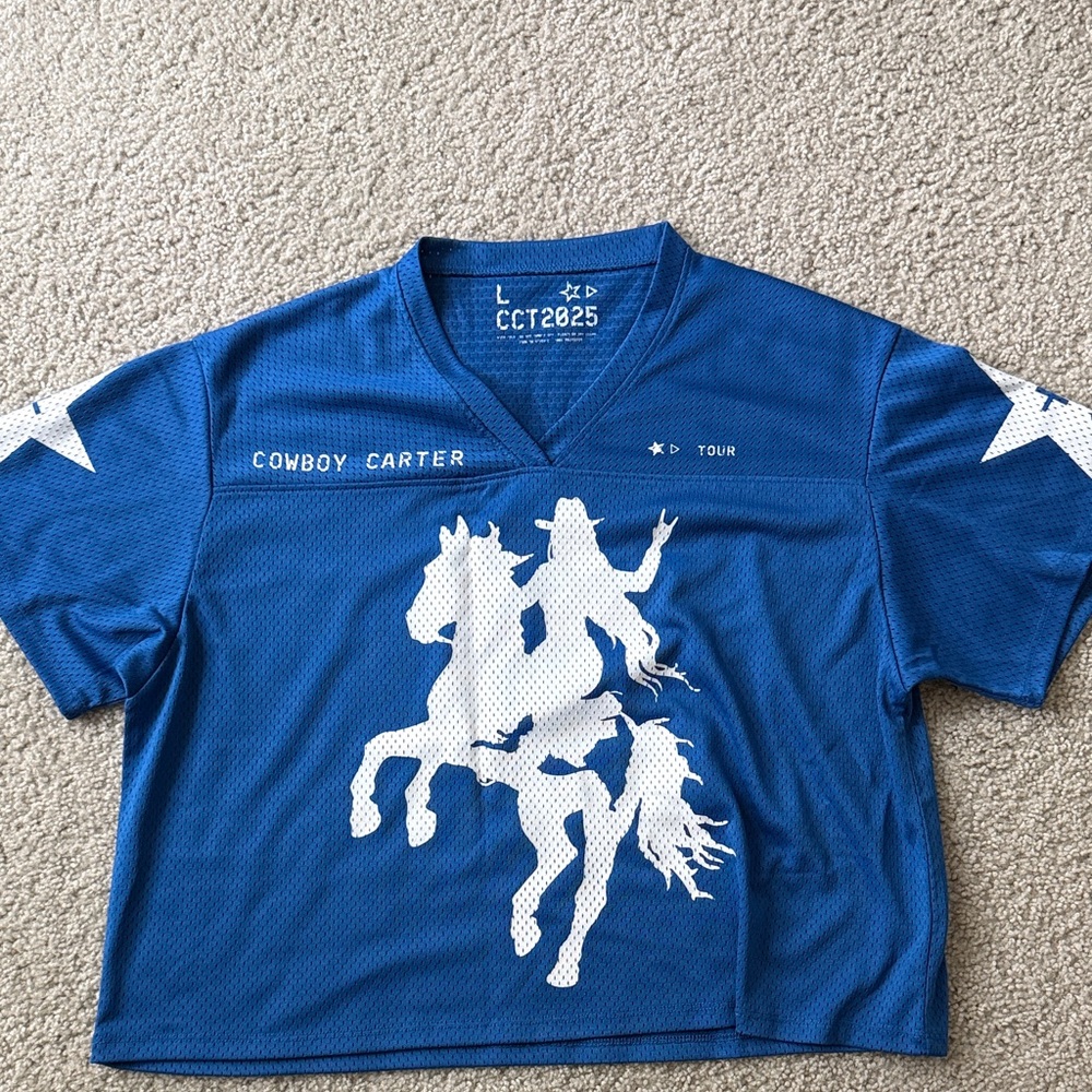 Cowboy Carter Jersey Blue